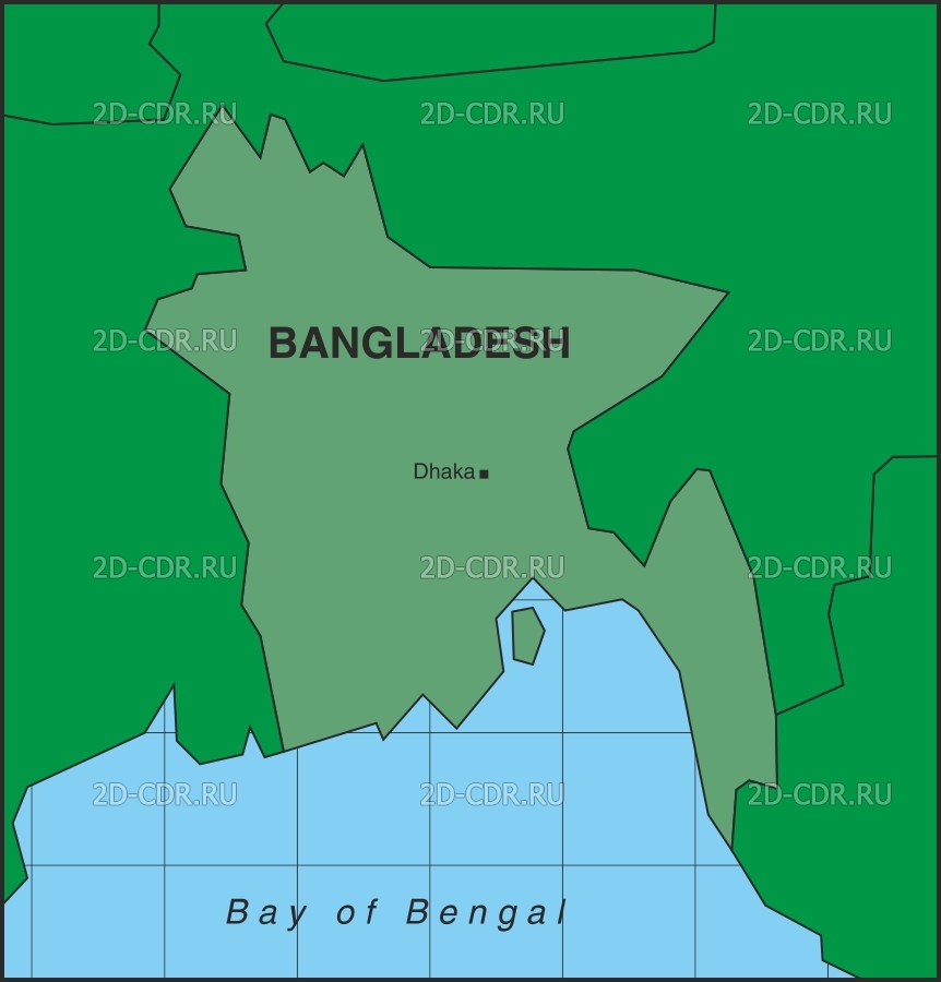 Векторный клипарт «BANGLAD»