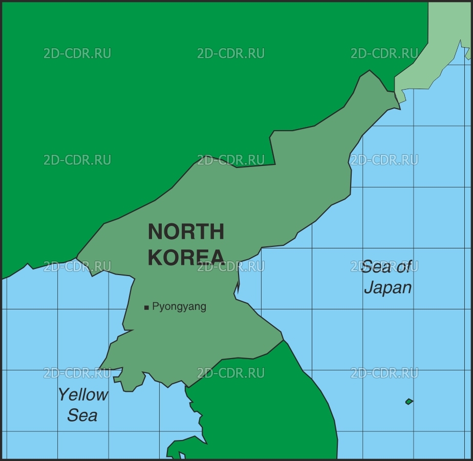 Векторный клипарт «N_KOREA»