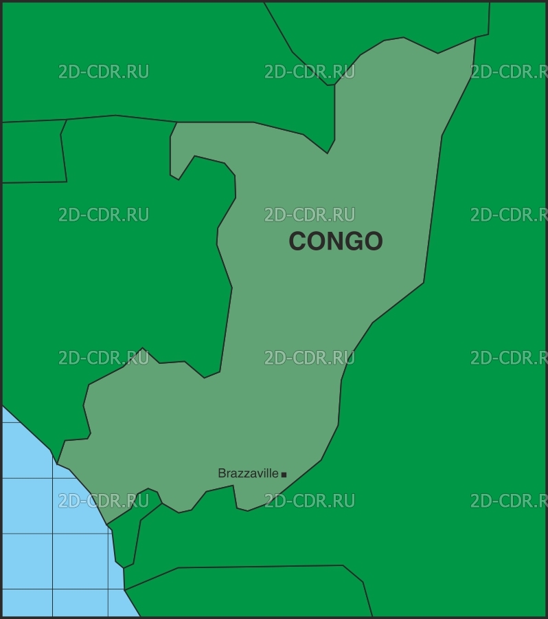 Векторный клипарт «CONGO3»
