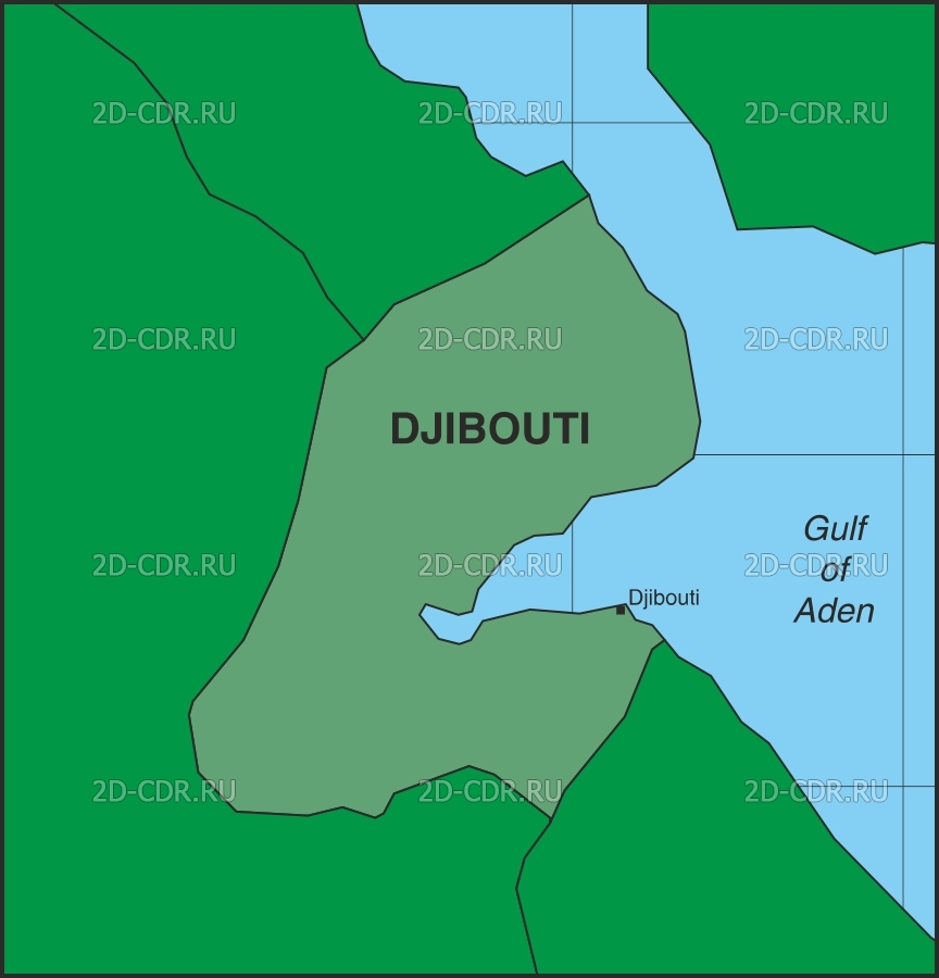 Векторный клипарт «DJIBOUT2»