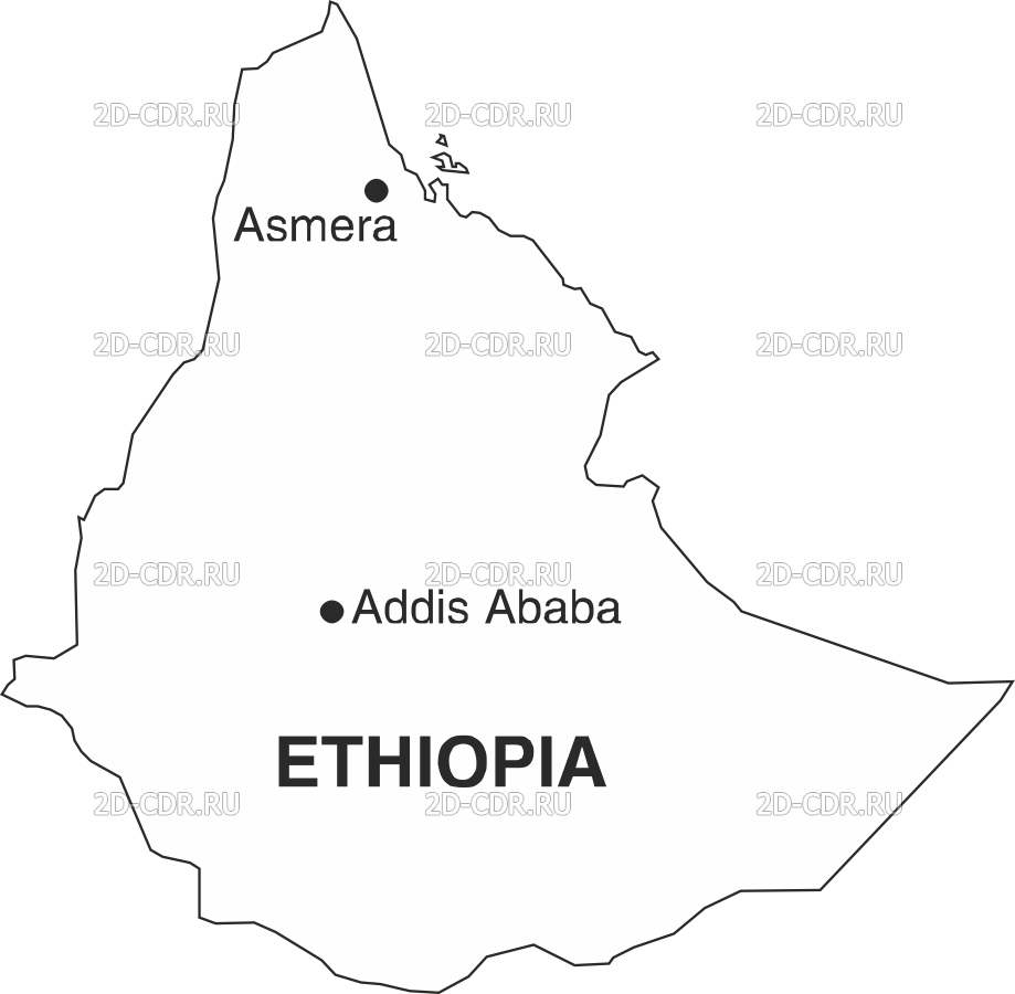 Векторный клипарт «ETHIOP_T»