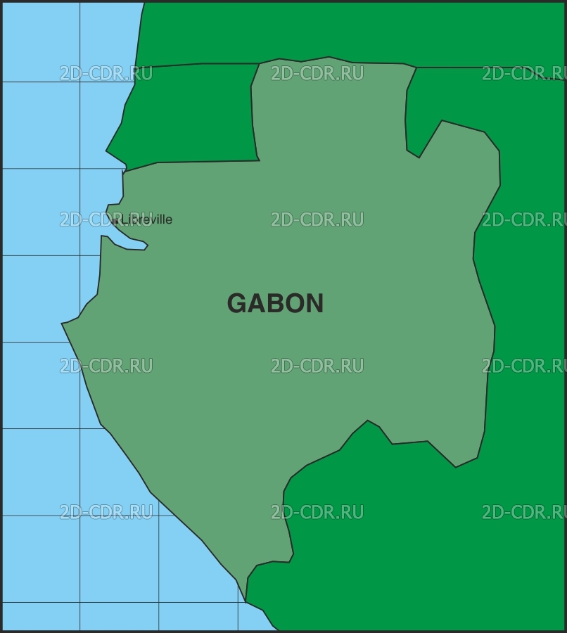 Векторный клипарт «GABON3»