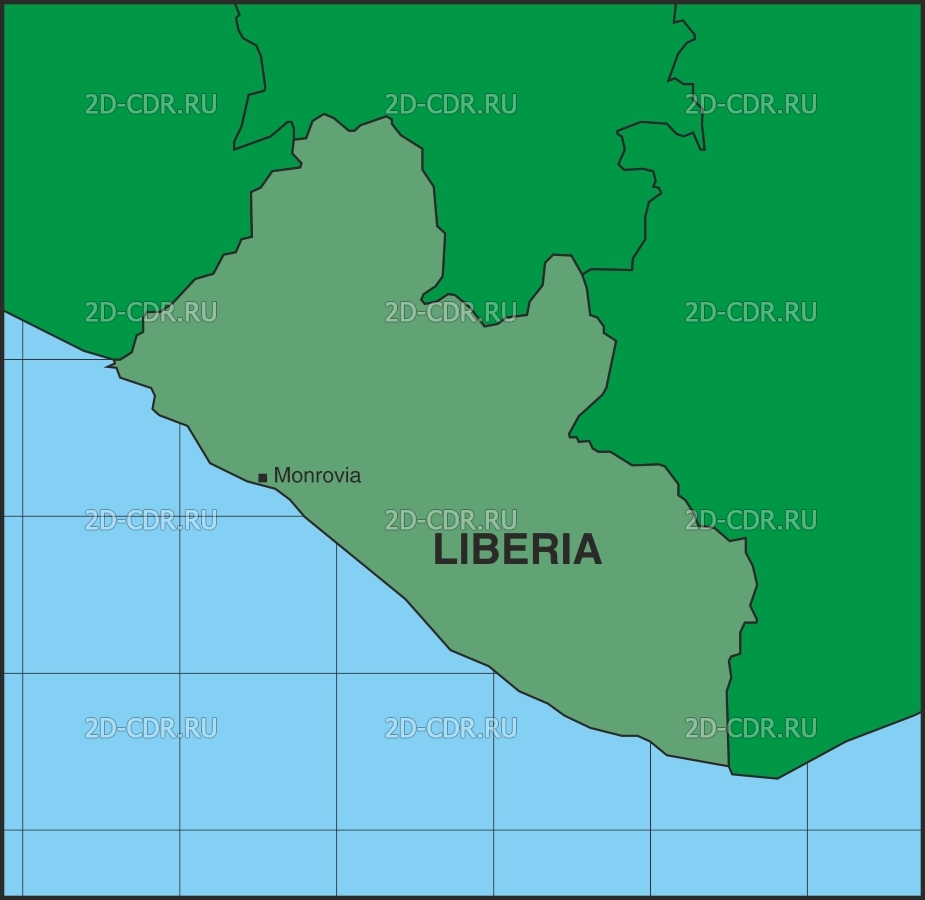 Векторный клипарт «LIBERIA3»