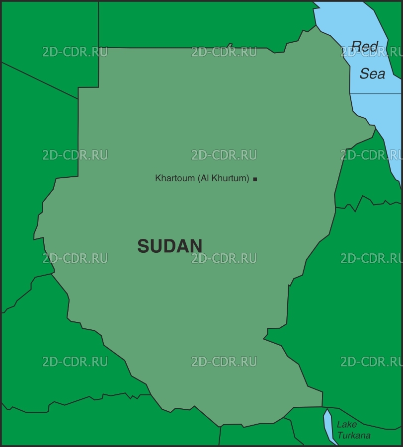 Векторный клипарт «SUDAN3»