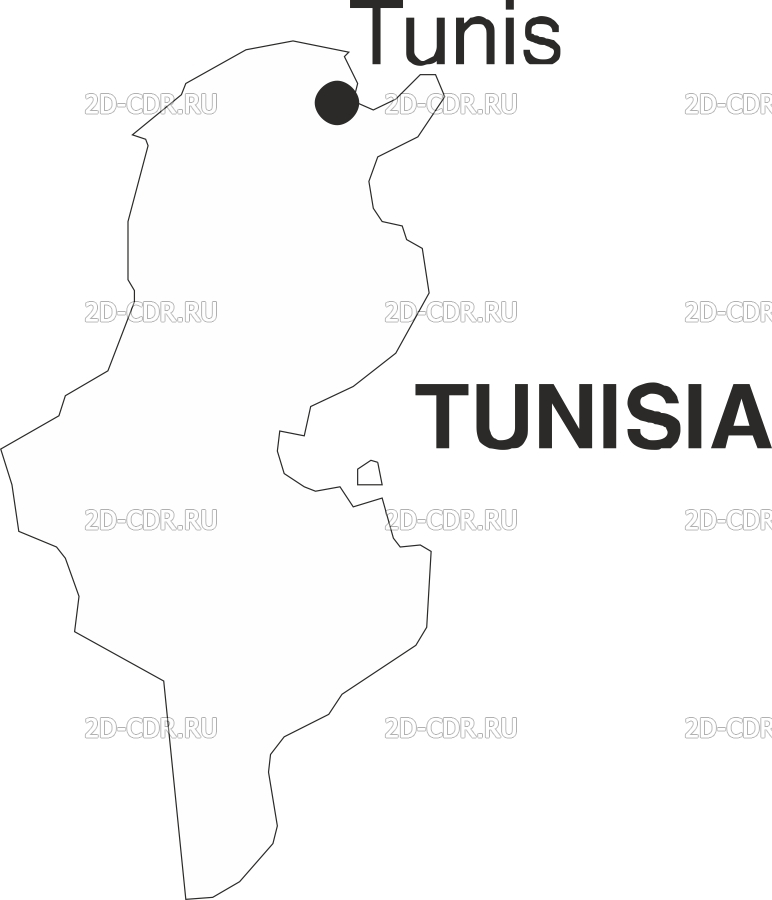 Векторный клипарт «TUNISI_T»