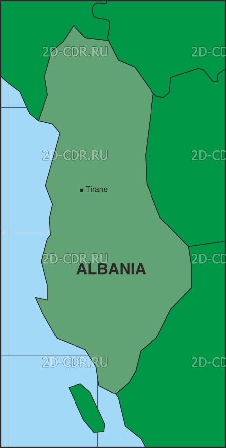 Векторный клипарт «ALBANIA3»