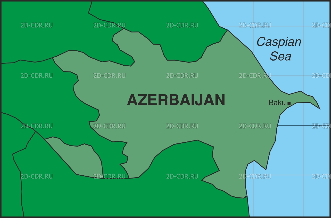 Векторный клипарт «AZERBAI2»