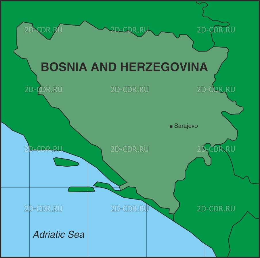 Векторный клипарт «BOSNIA_H»