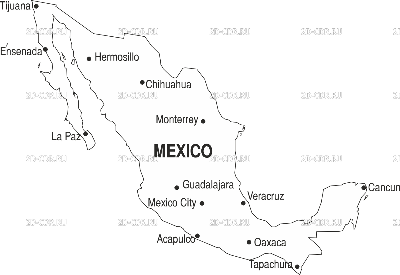 Векторный клипарт «MEXICO_T»