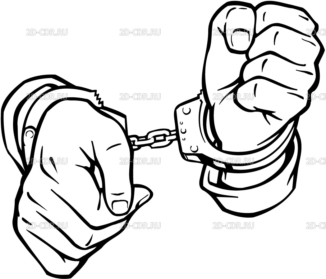 Руки в наручниках