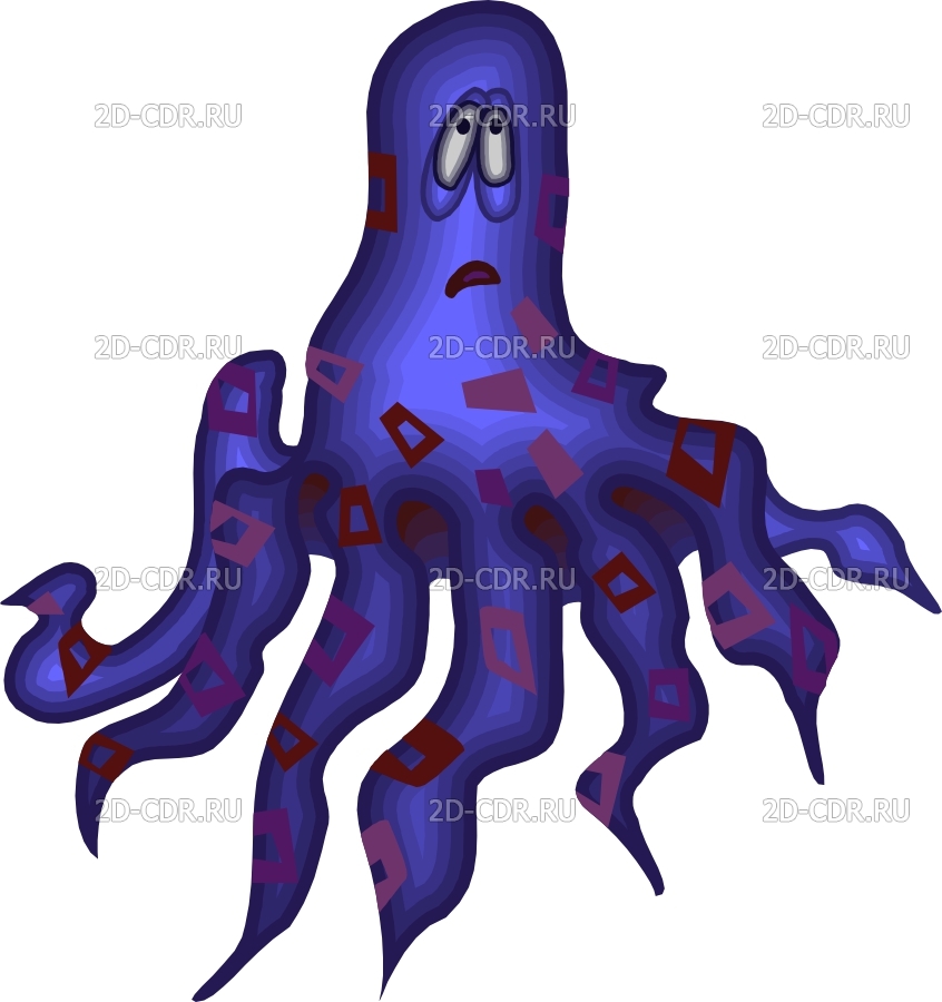 Осьминог на английском. Octopus Lucky.