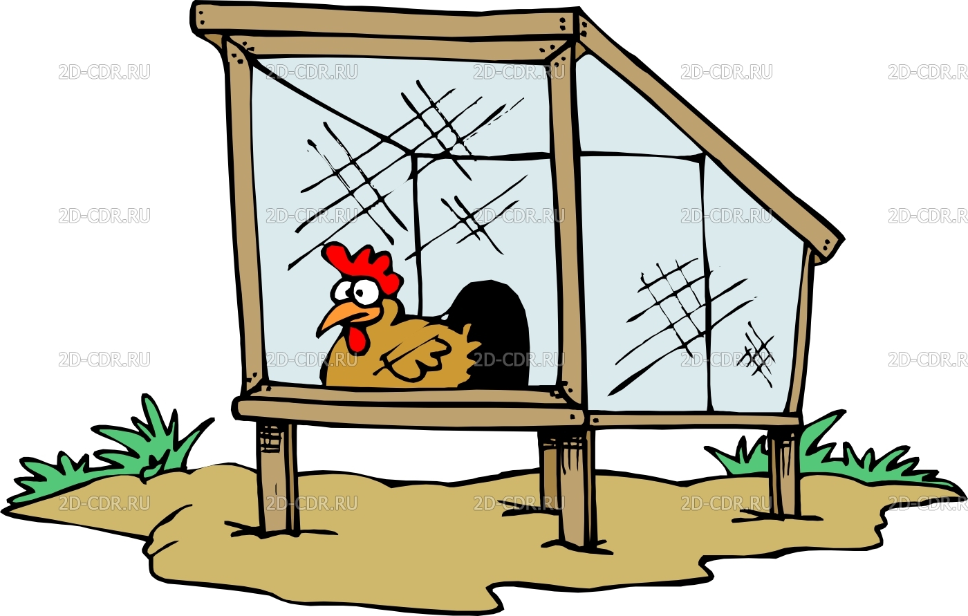 Chicken Coop cartoon