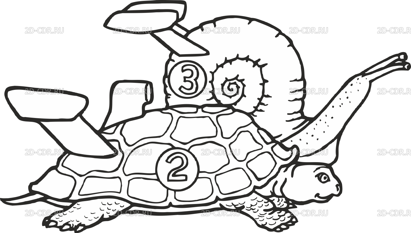 Черепаха с чаем раскраска для детей