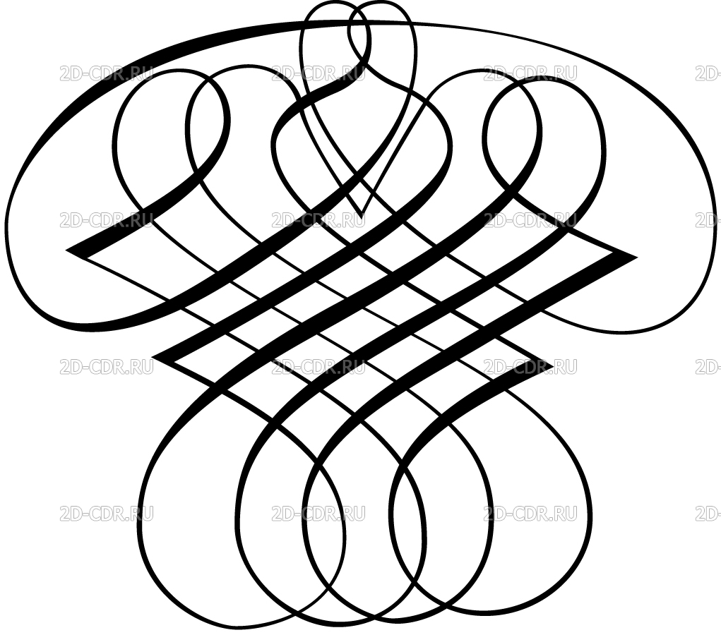 Символ переплетенные линии
