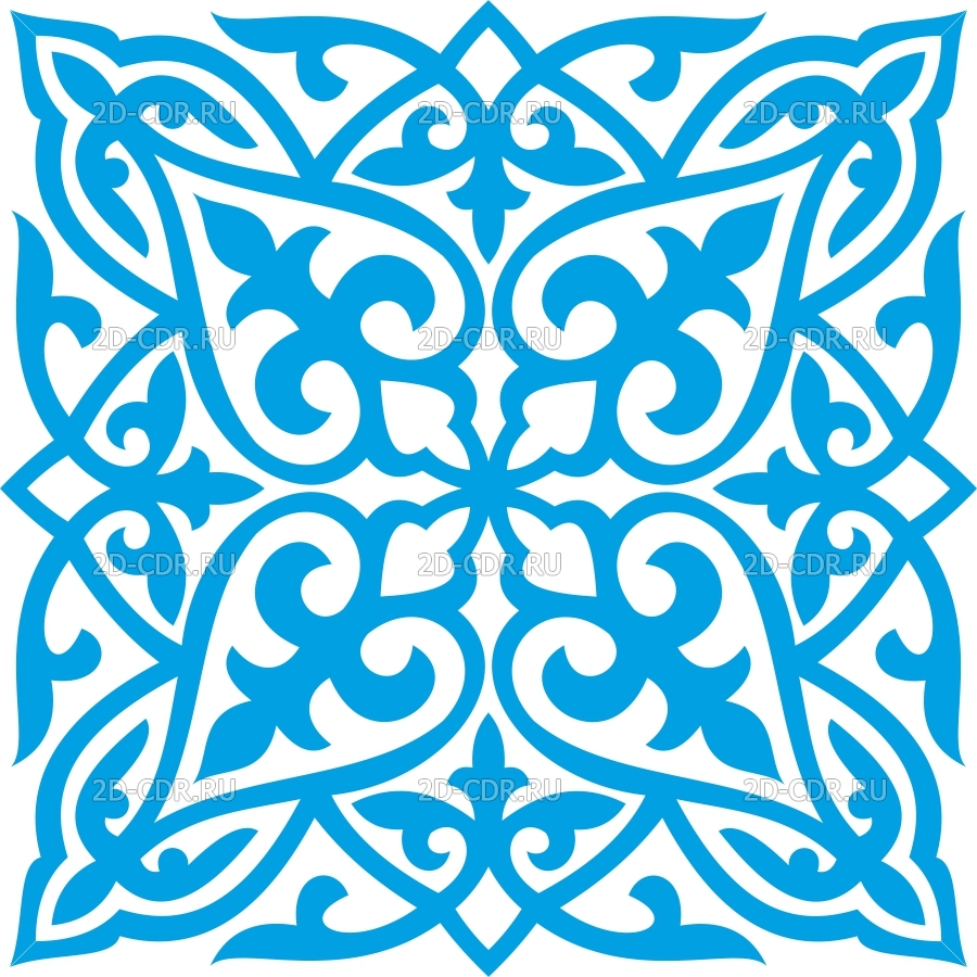 Векторный клипарт Казахский орнамент (4) скачать для дизайна Славянский Орнамент Клипарт