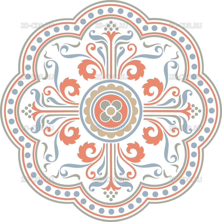 Православный орнамент в круге